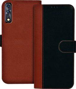 Flipkart SmartBuy Flip Cover for vivo Z1x (Brown, Black, Magnetic Case, Pack of: 1)