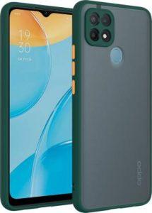 SAPCASE Back Cover for Oppo A15 (Green, Shock Proof)