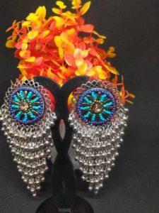 Oxidised Earrings For Women Stainless Steel Earring Set