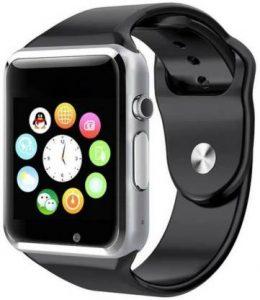 WOKIT A1-166 Smartwatch (Black Strap, Regular)