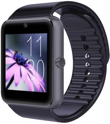WOKIT WKT GT08-117 phone Smartwatch (Black Strap, Regular)