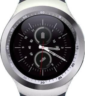 Ocean I MED Y1-429 Fitness Smartwatch (Black Strap, Regular)