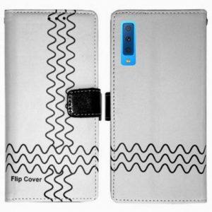 Gstar Fashion Flip Cover for Samsung Galaxy A7 2018 Edition (White)