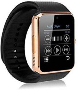 Sportzee GT08 Smartwatch (Brown Strap)