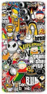 BUGGU Sticker Bombing Mobile Back Skin Guard, Sticker Bombing, OnePlus 3T Mobile Skin (Sticker Bombing Skin With High Matte Finish.)
