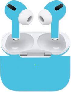 AsSkin Apple AirPod Pro Mobile Skin (Ultra Super Lightblue Matte With High Matte Finish.)