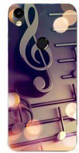 Golden Mask Back Cover for Sky Hawk Back Cover For Tecno Camon In3 Musical Code Design (Multicolor, Waterproof, Silicon)