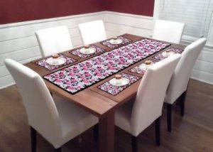 Home Trendz Multicolor PVC Table Linen Set (Pack of 7)