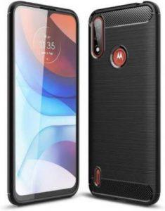 Desirtech Back Cover for Motorola E7 Power (Black)