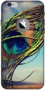 BYXIS Back Cover for iphone 6 cut mor pankh, Krishna ji, kanha, peacock feather, feather (Multicolor, Shock Proof)