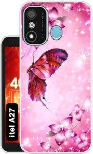 Case Club Back Cover for Itel A27 (Multicolor, Camera Bump Protector, Silicon)