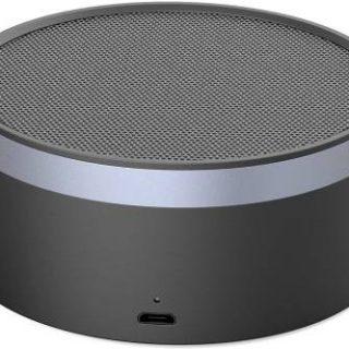 Juarez JAB700 Super Bass Mini CNC Aluminium Bluetooth Speaker With Microphone 5 W Bluetooth Speaker (Black and Grey, Stereo Channel)