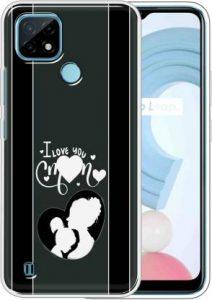 Vascase Back Cover for Realme C21 (Multicolor, Dual Protection, Silicon)