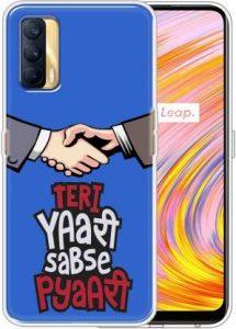 Vascase Back Cover for Realme V15 (Multicolor, Dual Protection, Silicon)
