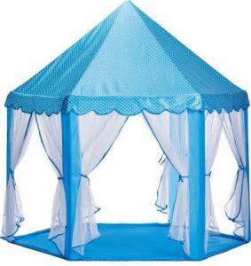 NHR Kids Indoor and Outdoor Play Tent Castle- Blue (Blue)