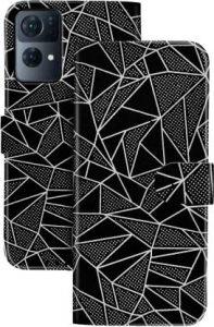 Knotyy Flip Cover for OPPO Reno 7 Pro 5G, OPPO Reno 7 Pro (Black)