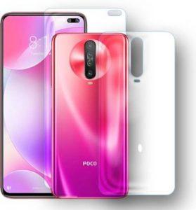 SOMTONE Front and Back Screen Guard for Xiaomi Poco X2 FB (Pack of 1)