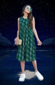 Women Printed Kurta (Green)