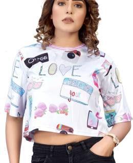 Casual Printed Women Multicolor Top