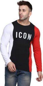 Solid Men Multicolor T-Shirt