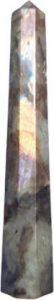 Maitri Export Maitri export Natural Wand Tower Original Semi Precious Stone to Attract Higher Spiritual Energy Reiki Crystal Healing Therapy Meditation Protection Decorative Showpiece - 15 cm (Stone, Grey)