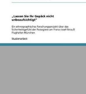 "Lassen Sie Ihr Gepack nicht unbeaufsichtigt (German, Paperback, Hermann Isabella)