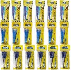 Linc EACH COMBO PACK CONTAINS-30 LINC FASTER BALL PEN+30 LINC MAXO FINE BALL PEN+30 LINC OCEAN BALL PEN Ball Pen (Pack of 90, Blue)
