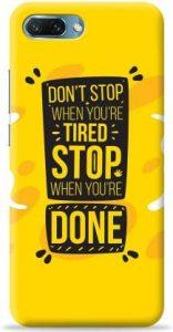 Loffar Back Cover for Honor 10 (Yellow, Shock Proof)