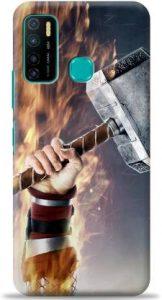 Loffar Back Cover for Infinix Hot 9 Pro (Multicolor, Shock Proof)
