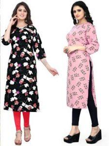Women Printed Kurta (Multicolor)