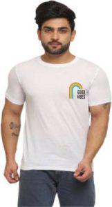 Printed Men White T-Shirt