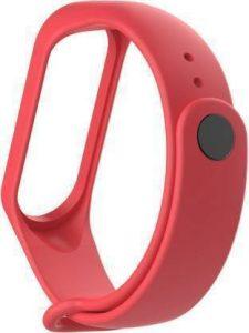 BEESURE M3/M4-R Grade Quality Silicone Smart Replacement Wrist Strap Bracelet. Smart Band StrapBS04 Smart Band Strap (Red)