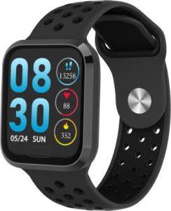 WEARFIT Versa Sports Smartwatch (Black Strap, regular)