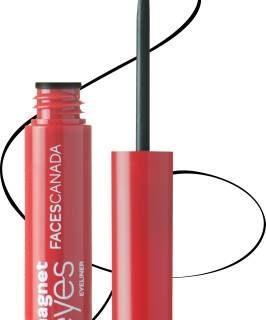 FACES CANADA Magnet Eyes Waterproof and Glossy Eye Liner 3.5 ml (DEEP BLACK)