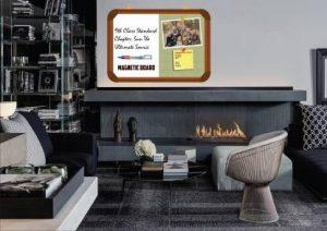 WRITING AND DISPLAY MAGNETIC board 3*2 feet, BROWN Aluminium FRAME (LIME) Board CORK Bulletin Board (LIME)