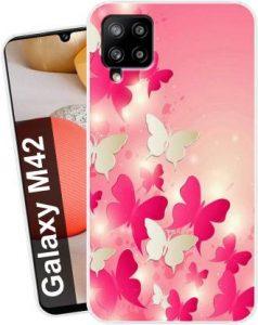 Morenzoprint Back Cover for Samsung M42 (Multicolor, Grip Case, Silicon)
