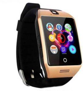 KRAZZY INDIA Kem GT08 golden smartwatch Smartwatch (Brown Strap, Free Size)