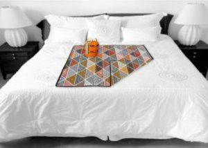Radha PVC (Polyvinyl Chloride) Baby Bed Protecting Mat (Multicolor, Medium)