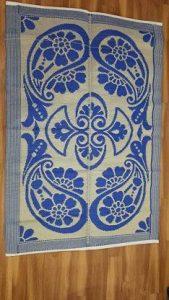 Thakran Plastic Chatai Mat (Multicolor, Medium)