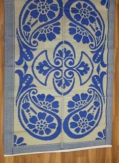 Thakran Plastic Chatai Mat (Multicolor, Medium)