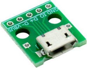 ABDkart MICRO USB to DIP Adapter 5 Pin Female Connector B Type Electronic Components Electronic Hobby Kit