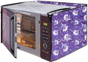 JM Homefurnishings Microwave Oven Cover (Width: 56 cm, Indigo, Blue Violet)