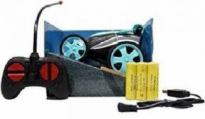 ravya collection Mini Remote Control Car Tumbling Stunt Dump Truck Electric Wireless RC Cars Rolling Rotating Wheel Vehicle Toy for Children Gift (Multicolor)