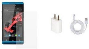 BABBU MOBILE Screen Protector Accessory Combo for XOLO A500 Club (Multicolor)