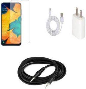 BABBU MOBILE Screen Protector Accessory Combo for Samsung-Galaxy-A30 (Multicolor)