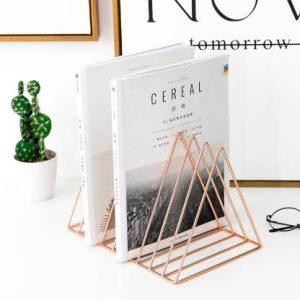 oddpod 9 Compartments METAL Magazine Rack (Rose Gold)