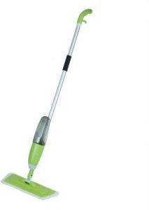 Premsakhi Aluminium Spray Mop Set with Microfiber Washable Pad 360 Degree Easy Floor Cleaning for Home & Office Wet & Dry Mop (Green, Silver)