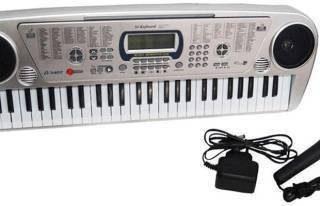 Giggle MUSICAL-004(5407) PIANO WITH 54 KEYS AND MIC AND CHARGING CABLE 5407 MUSICAL KEYBOARD Analog Arranger Keyboard (54 Keys)