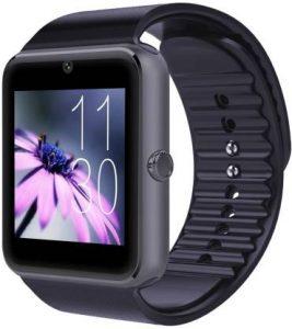Trendonix TDX GT08 - Black - 1 phone Smartwatch (Black Strap, Free Size)
