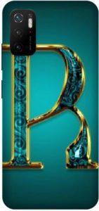MD CASES ZONE Back Cover for Poco M3 Pro 5G/MZB0952IN R R latter Alphabet Printed back cover (Multicolor, Hard Case)